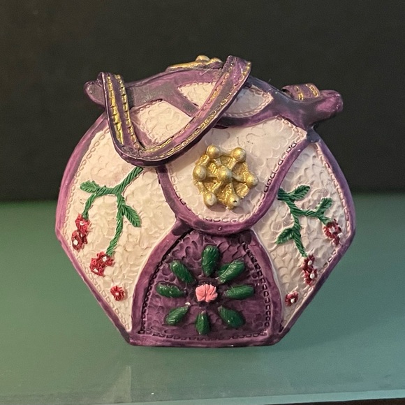 Vintage Ceramic Mini Handbag 2” - Picture 1 of 7